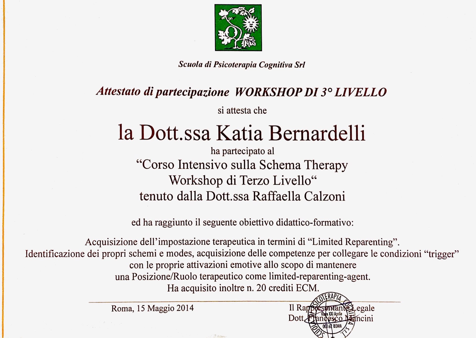 Schema Therapy livello 3