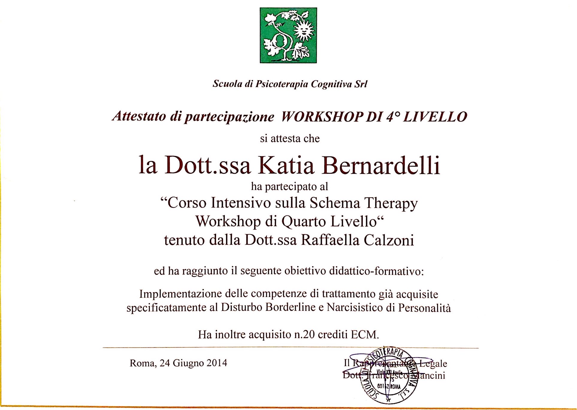 Schema Therapy livello 4